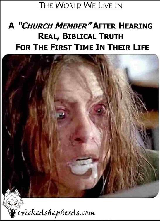 A church member after hearing Biblical Truth