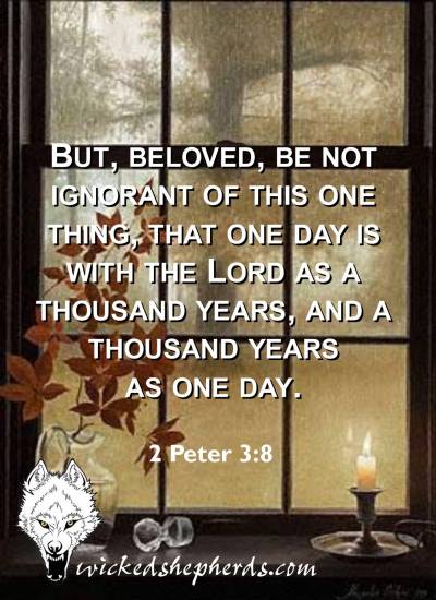 And a thousand years as one day