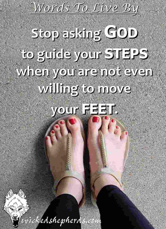 Asking God to guide your steps