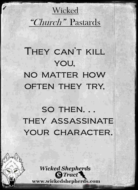 Assassinate your character
