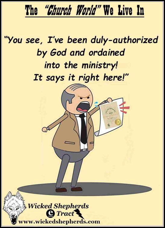 Being duly authorized by God