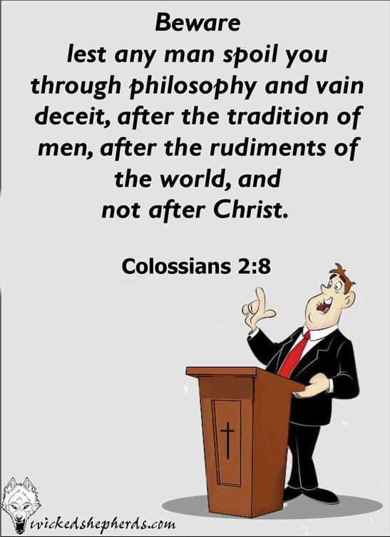 Beware lest any man spoil you
