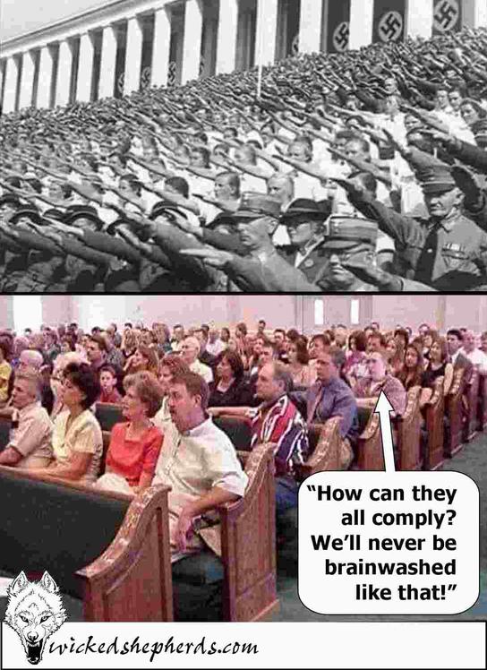 Brainwashing in church