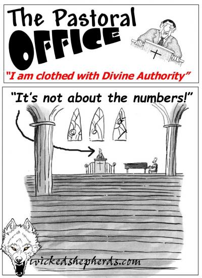 Church attendance is not about numbers