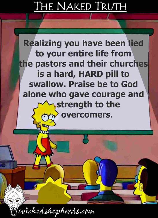 Church is a hard pill to swallow