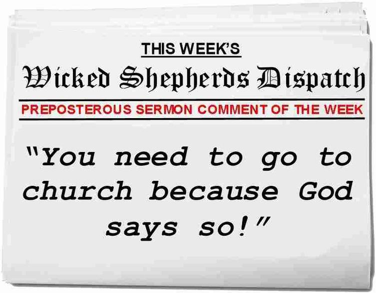 Does God say Go To Church