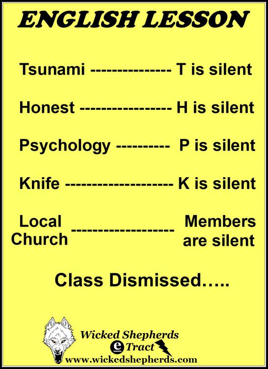English Lesson For Today
