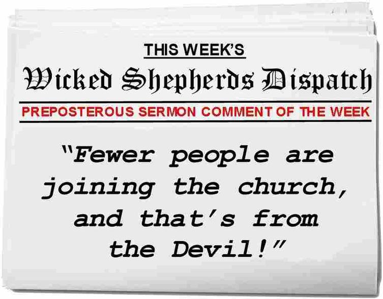 Fewer people are joining the church
