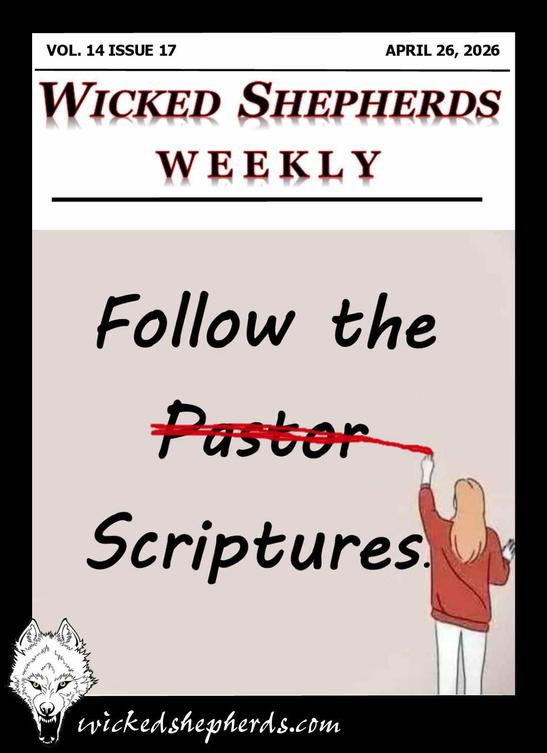 Follow the Scriptures, not the pastor