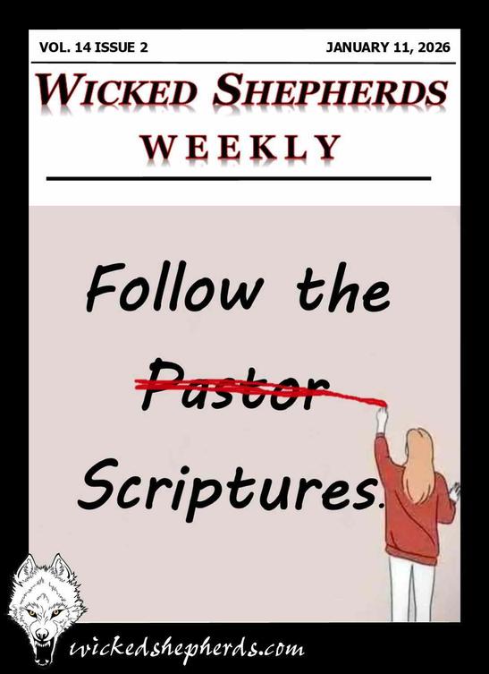 Follow the Scriptures, not the pastor