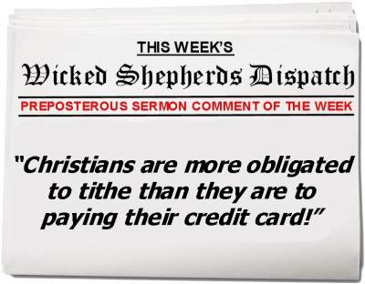 Paying your church tithe or your mortgage