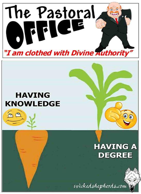 Having knowledge versus having a degree