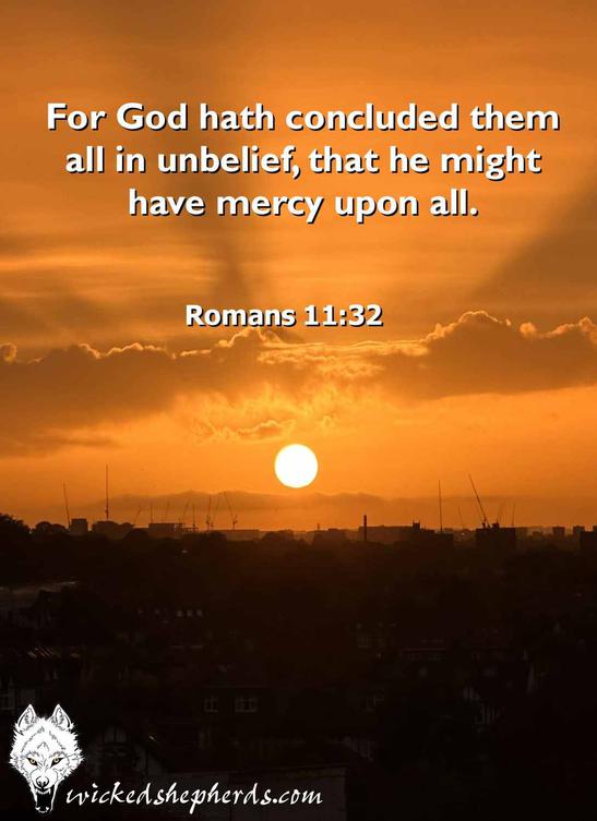 Having mercy upon all