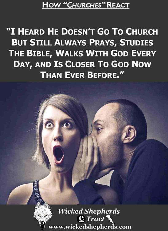 How church people react to non church members