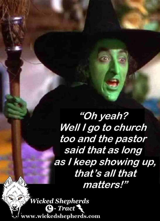 I go to church too