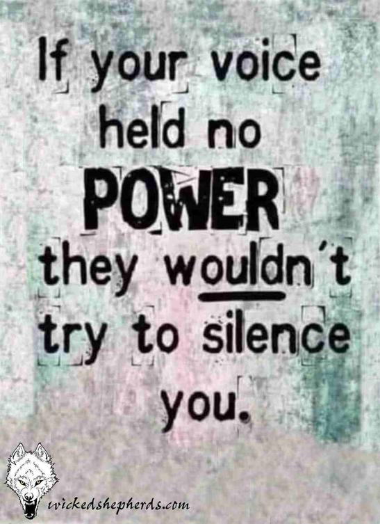 If Your Voice Held No Power