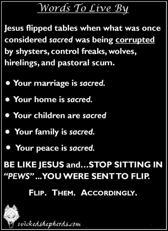 Jesus Flipping Tables