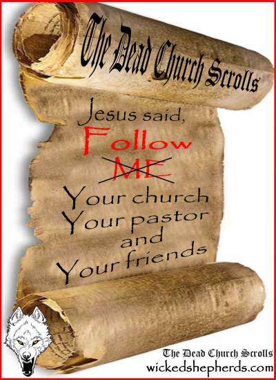 Jesus said FOLLOW ME