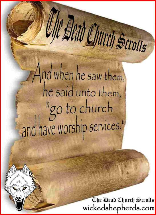 Jesus says, Go to church