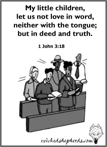 Let us love in deed and truth