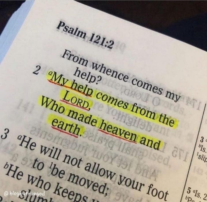 My help comes from the Lord