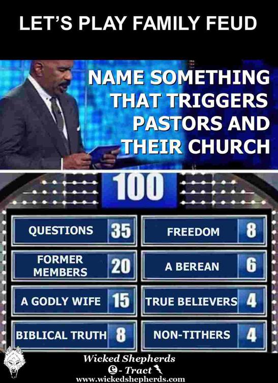 Name something that triggers pastors and their churches