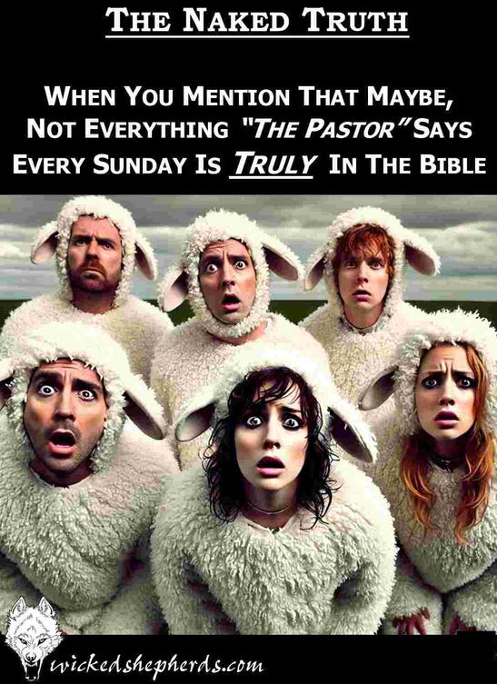 Not everything the pastor says is in the Bible