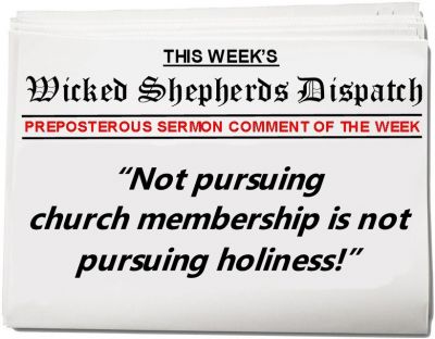 Not pursuing church membership