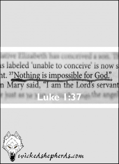 Nothing is impossible for God