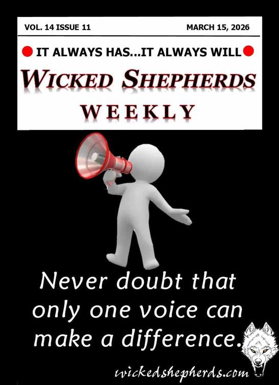 Only one voice can make a difference