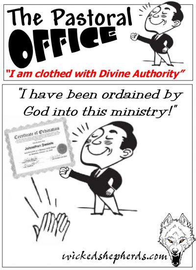Ordained by God into the ministry