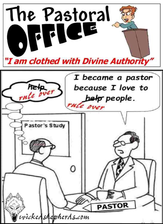 Pastors ruling over people
