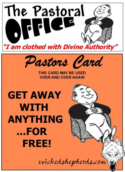 Pastor Card - Get away with anything for free