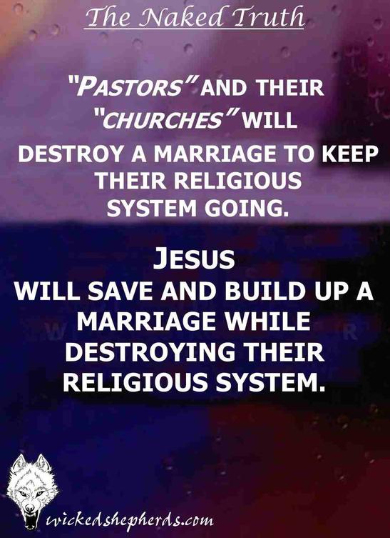 Pastors destroying a marriage