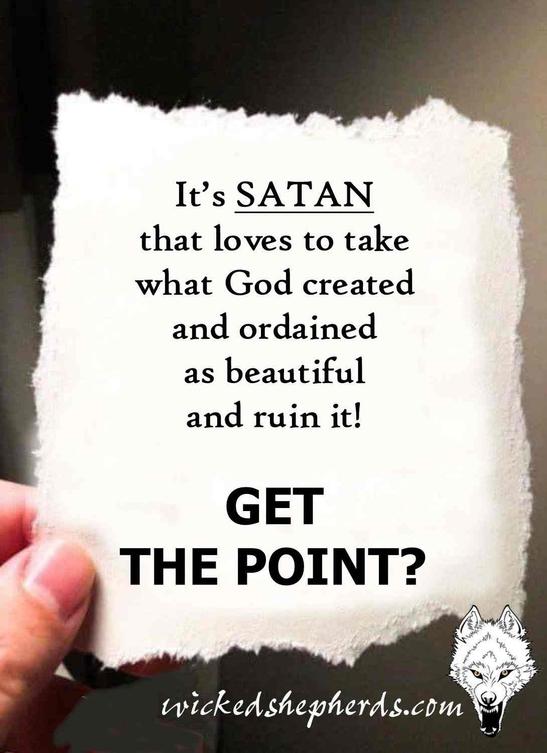 Satan ruins it