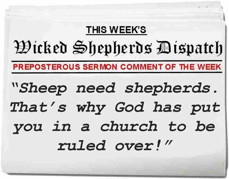 Sheep Need Shepherds