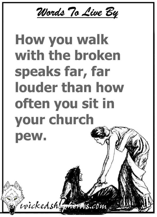 Sitting in your church pew