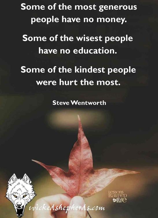Some of the wisest people have no education