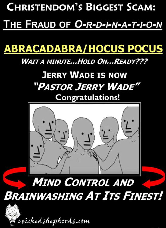 The FRAUD of Ordination