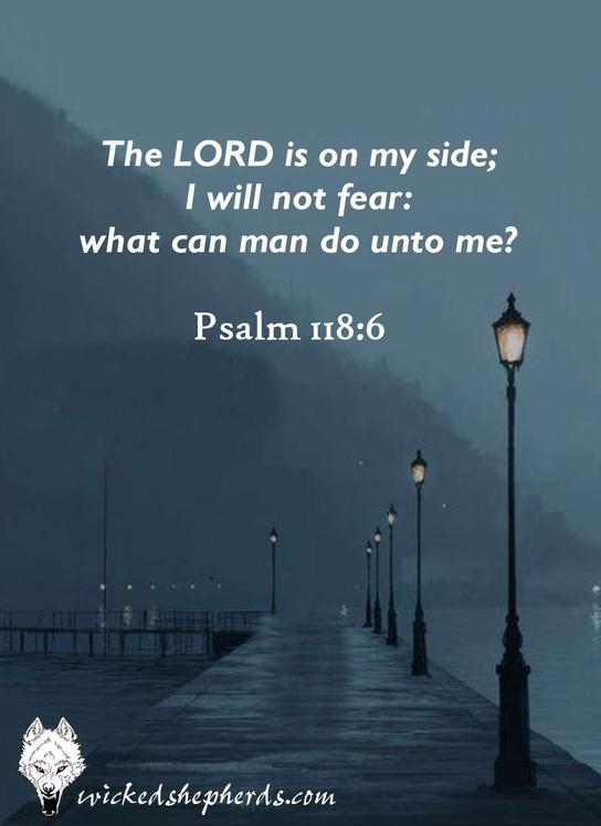 The LORD is on my side