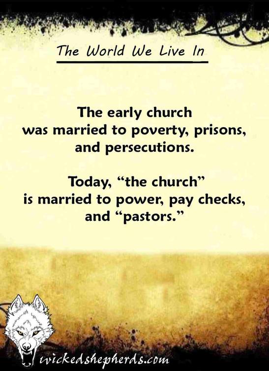 The early church and the church today