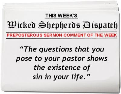 The existence of sin in your life