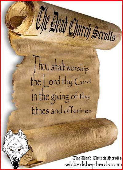The giving of thy tithes and offerings