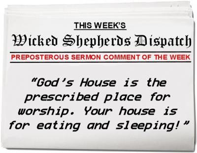 The house of God is the place for worship