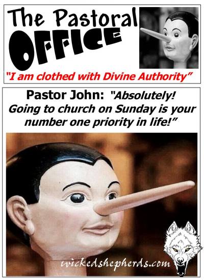 The pastor and his BIG LIE