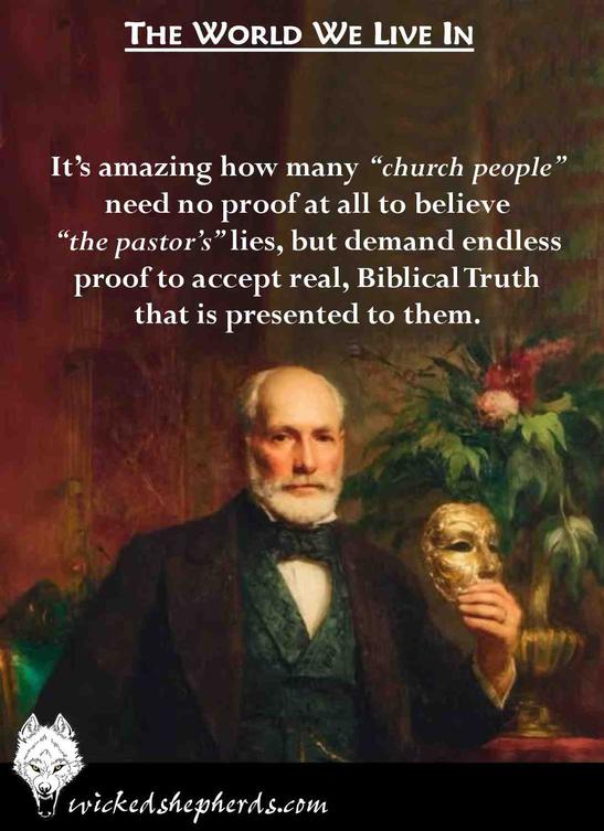 The pastor and his LIES