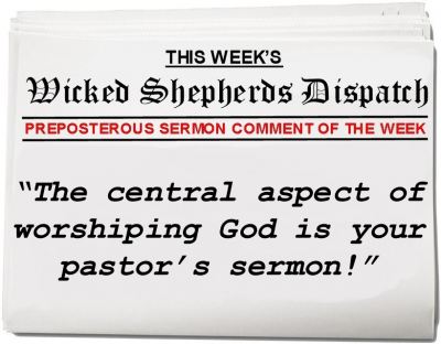 The pastor and his sermon