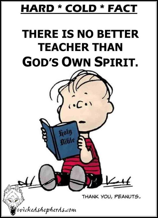 There is no better teacher than His Spirit