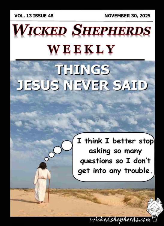 Things Jesus Never Said