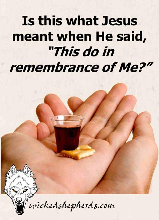 This do in remembrance of Me